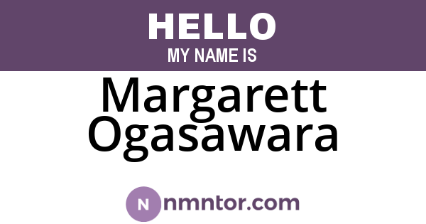 Margarett Ogasawara
