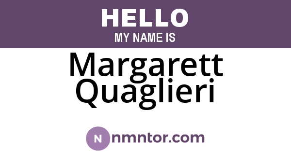 Margarett Quaglieri