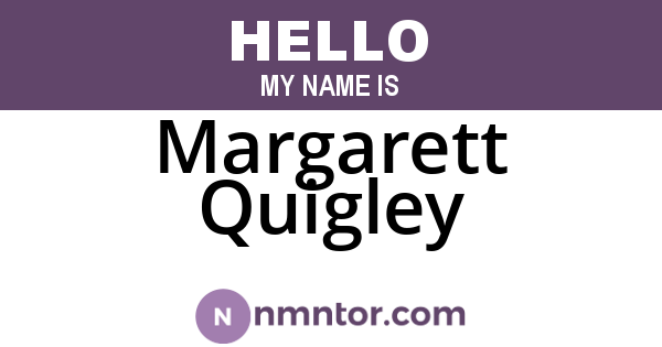 Margarett Quigley