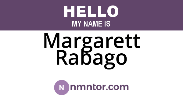 Margarett Rabago