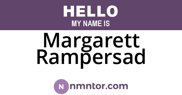 Margarett Rampersad