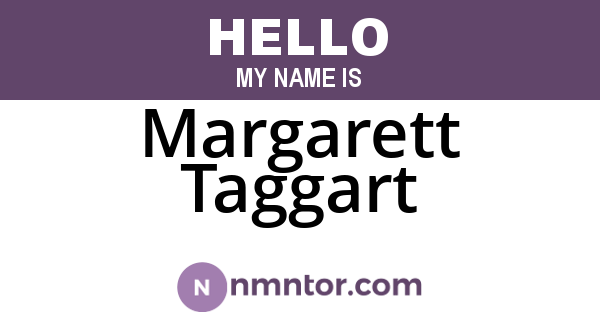 Margarett Taggart