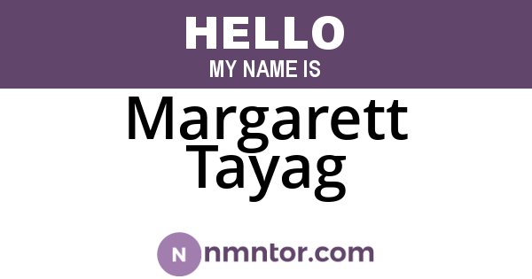 Margarett Tayag