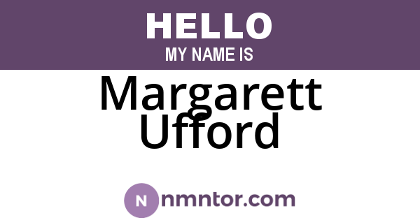 Margarett Ufford