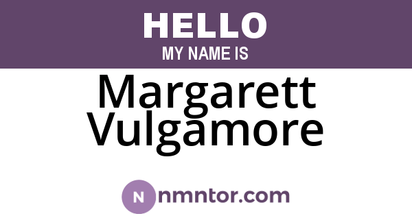 Margarett Vulgamore