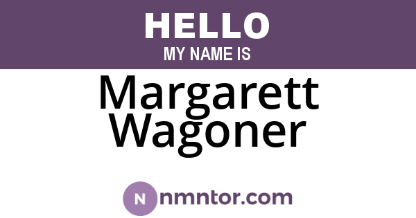Margarett Wagoner