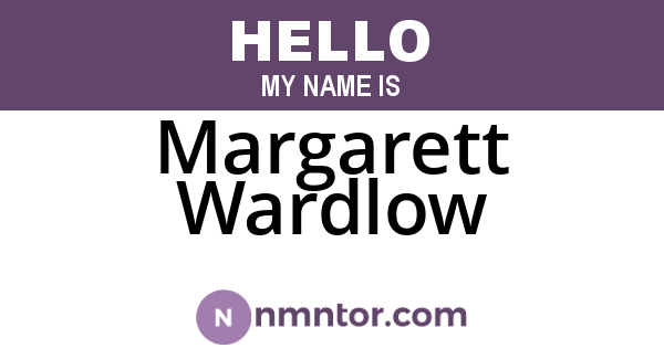 Margarett Wardlow