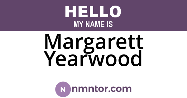 Margarett Yearwood