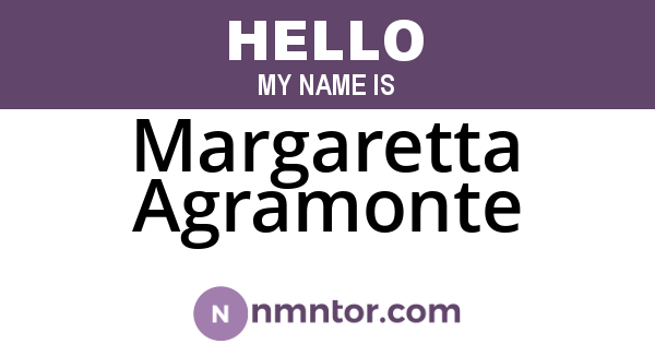 Margaretta Agramonte