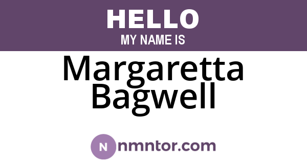 Margaretta Bagwell