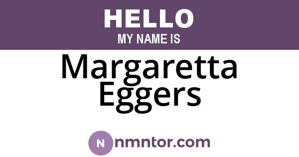 Margaretta Eggers