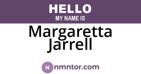 Margaretta Jarrell