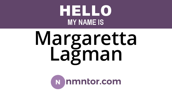 Margaretta Lagman