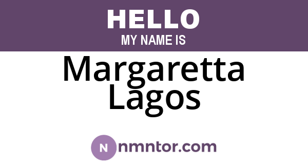 Margaretta Lagos
