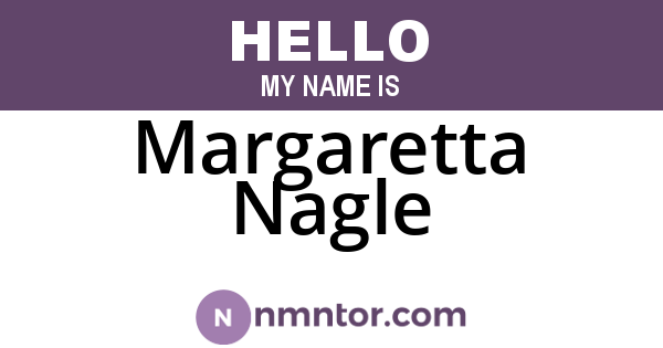 Margaretta Nagle