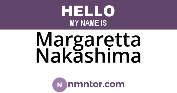 Margaretta Nakashima