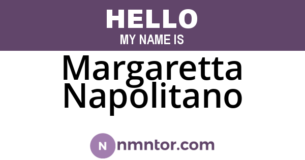 Margaretta Napolitano