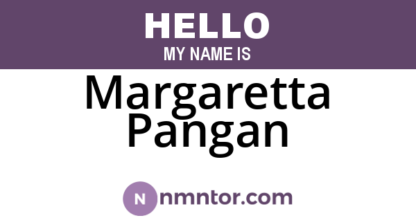 Margaretta Pangan