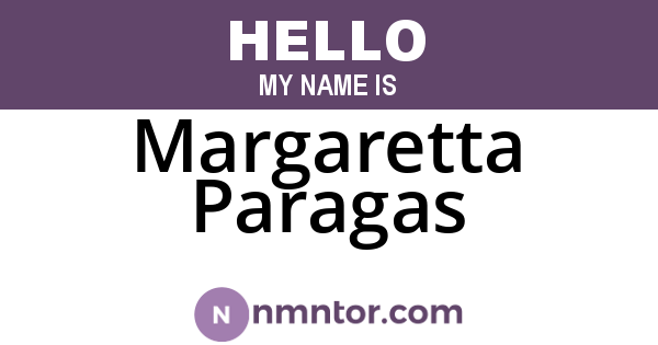 Margaretta Paragas