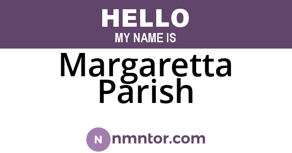 Margaretta Parish