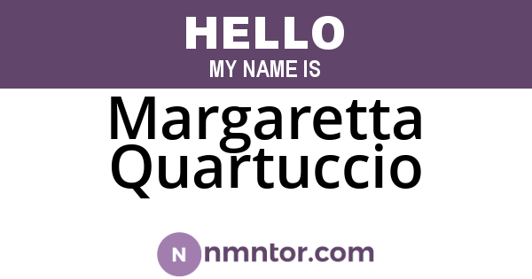 Margaretta Quartuccio