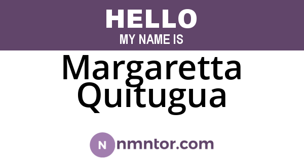 Margaretta Quitugua