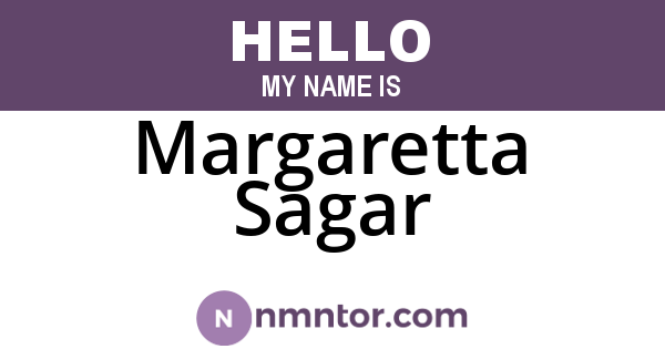 Margaretta Sagar