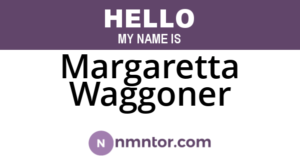Margaretta Waggoner