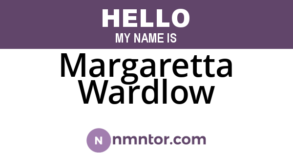 Margaretta Wardlow