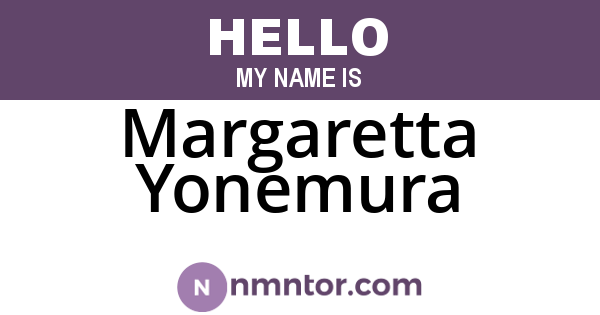 Margaretta Yonemura