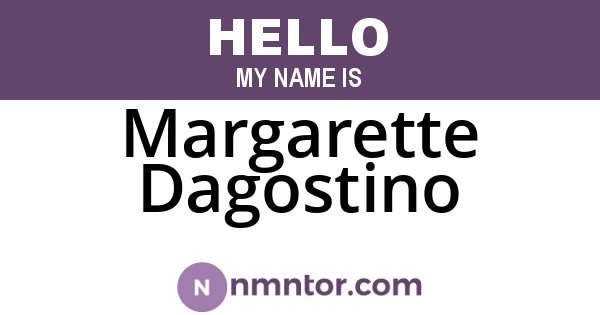Margarette Dagostino