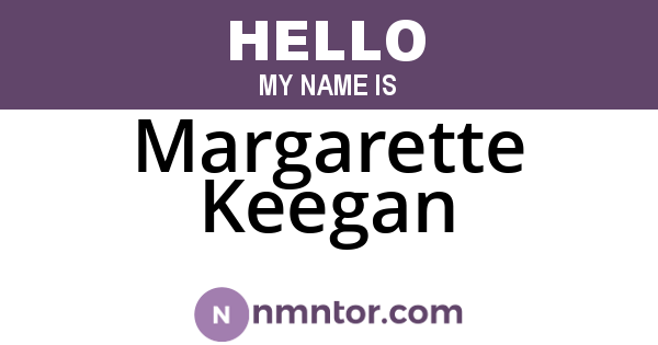 Margarette Keegan