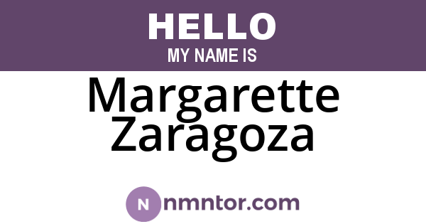 Margarette Zaragoza