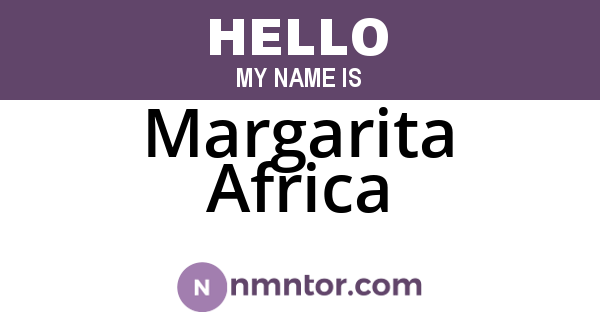 Margarita Africa
