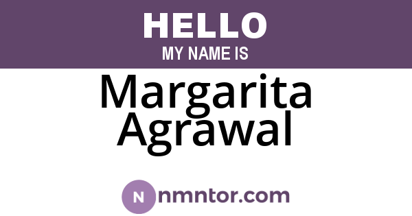 Margarita Agrawal