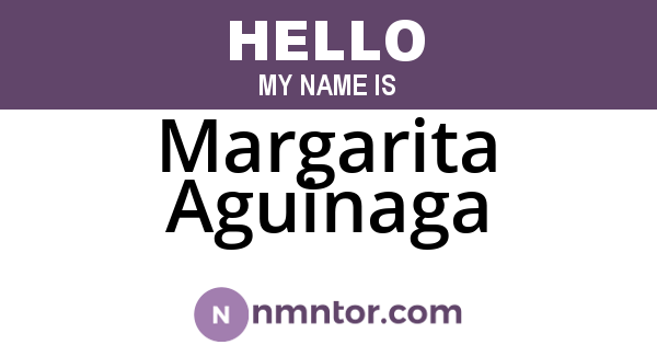 Margarita Aguinaga