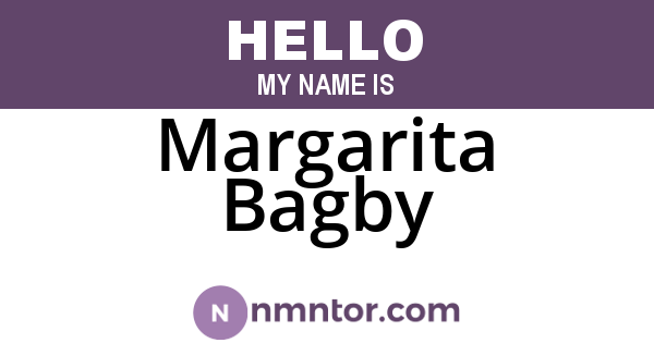 Margarita Bagby