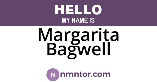 Margarita Bagwell