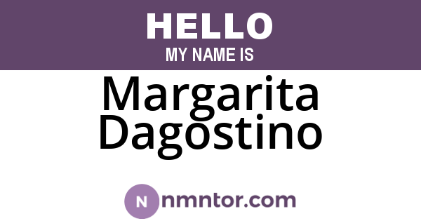 Margarita Dagostino