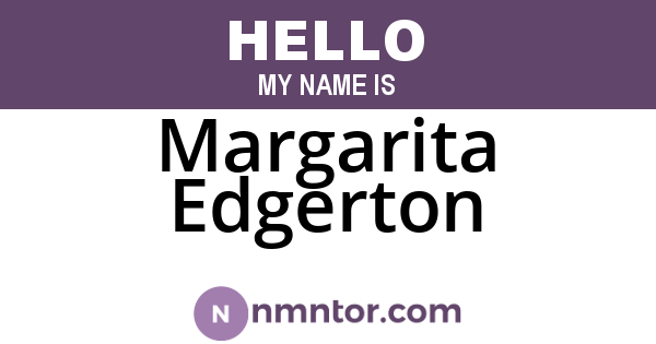 Margarita Edgerton