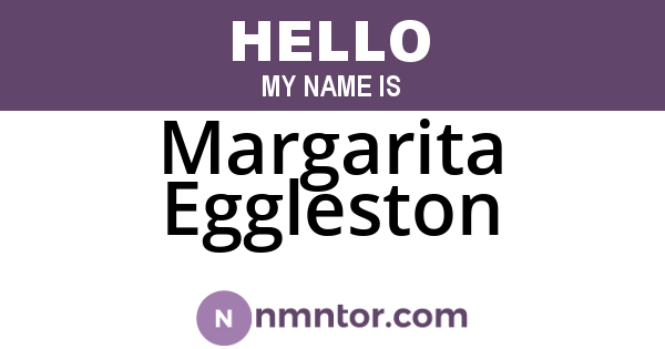 Margarita Eggleston