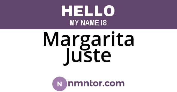 Margarita Juste