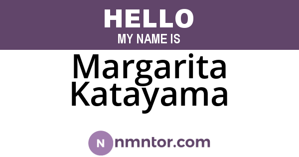 Margarita Katayama