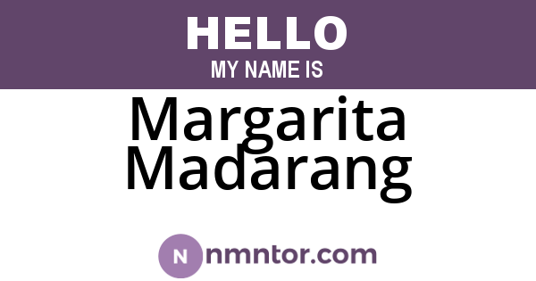Margarita Madarang