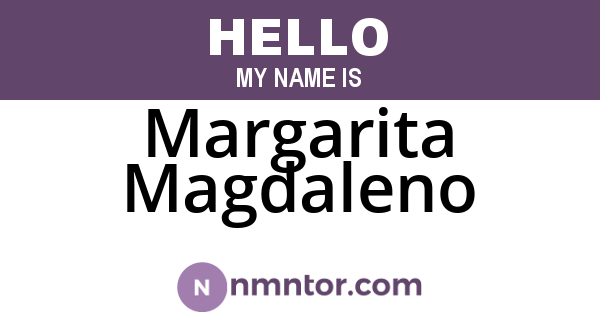 Margarita Magdaleno