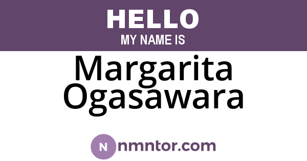 Margarita Ogasawara