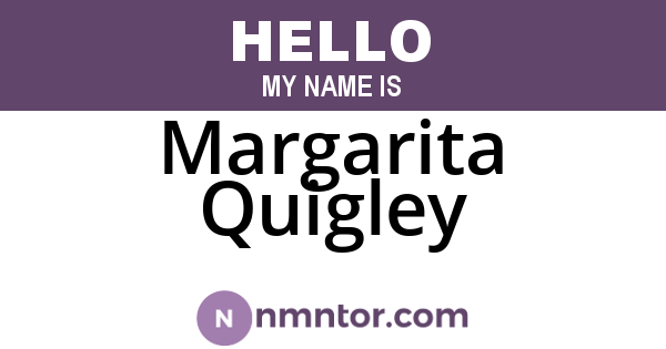 Margarita Quigley