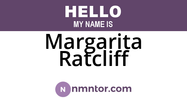 Margarita Ratcliff