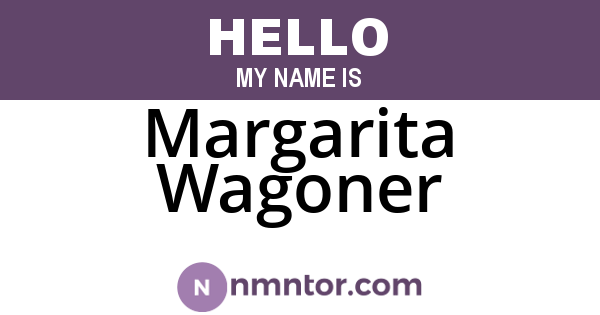 Margarita Wagoner