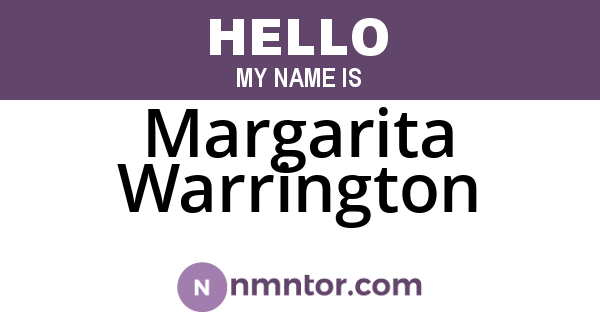 Margarita Warrington